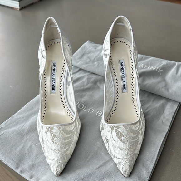MANOLO BLAHNIK Bridal shoes (size EU: 37 US: 7) - Picture 2 of 13